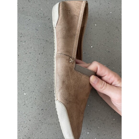 Frye Melanie Slip On Leather Flats Loafers Comfort Women’s Tan Size 7.5 - Picture 14 of 16